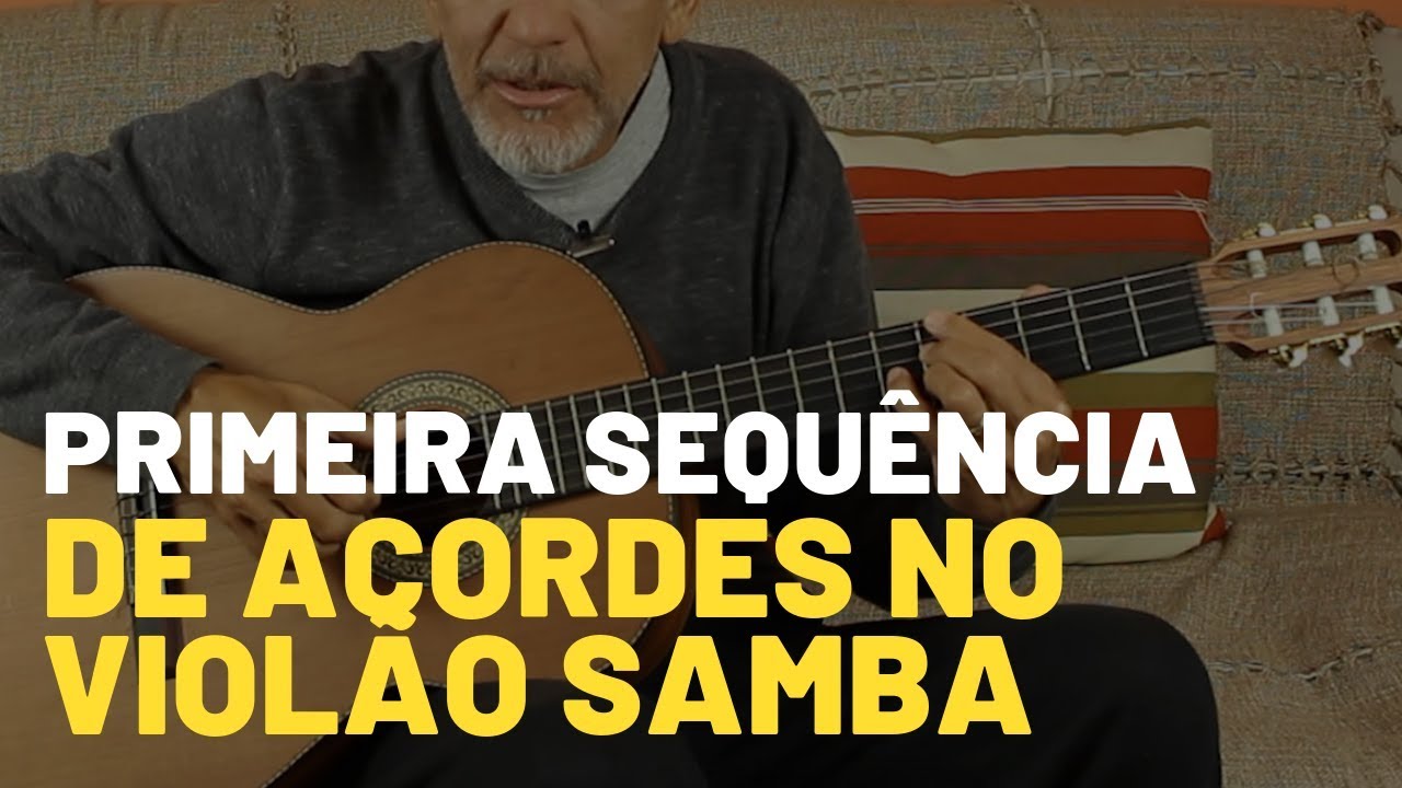 Primeira Sequência de Acordes no Violão Samba (Sequência em Dó Maior)