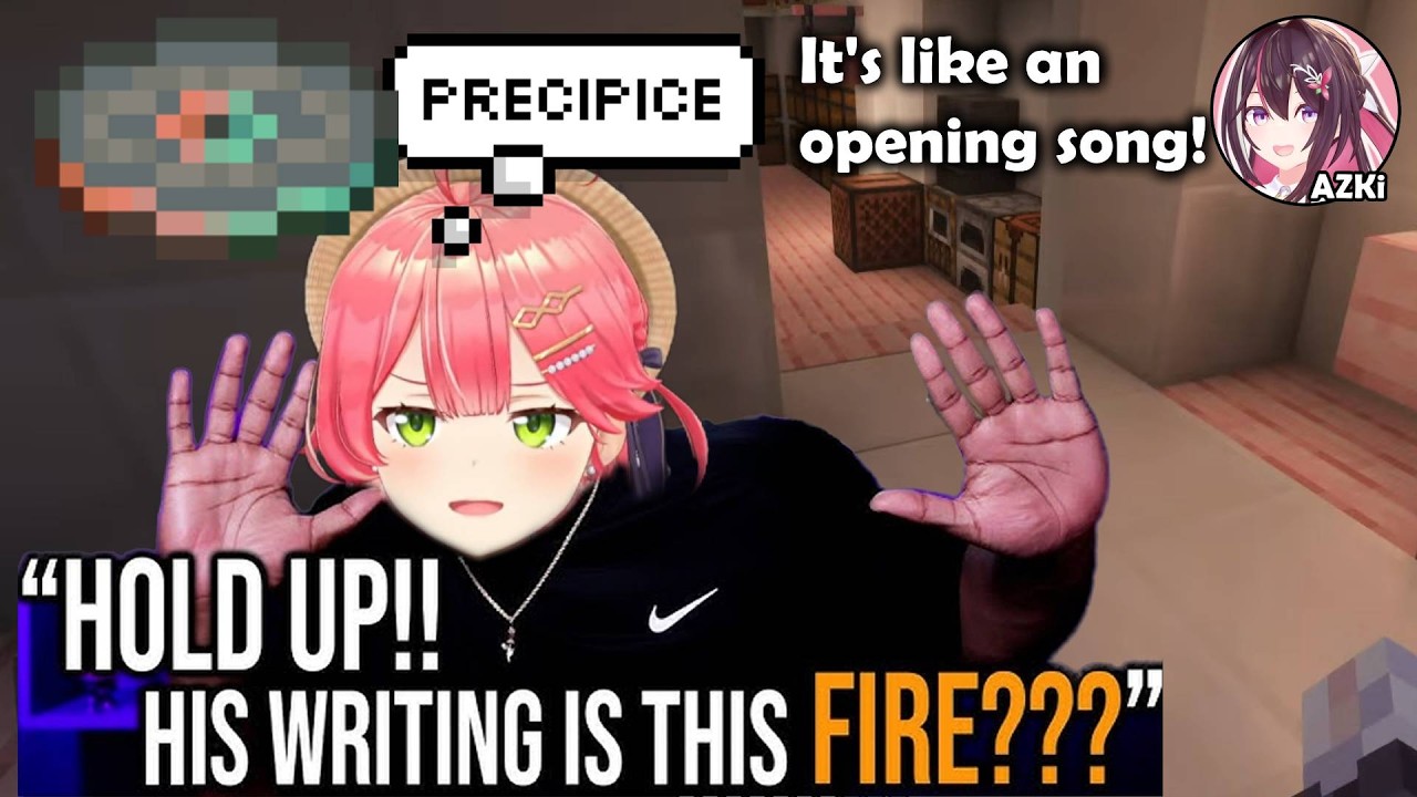 Miko & AZKi Vibing to the Hardest Track in Minecraft 💀🔥 (Minecraft New World)