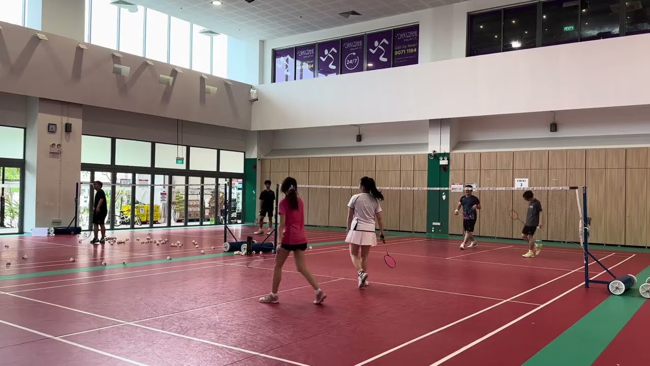 Badminton - Alena/SeeYin VS Brandon/JianHang (Round 2/2)