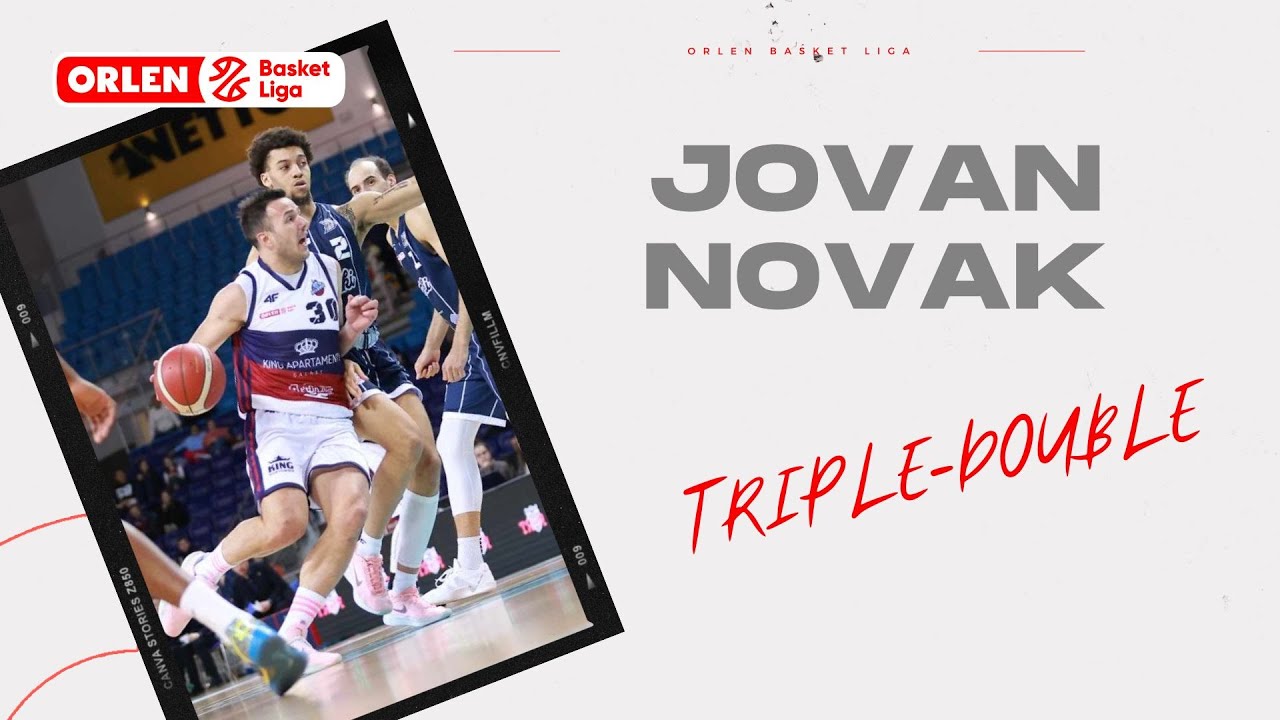 Jovan Novak - triple-double (najlepsze akcje)