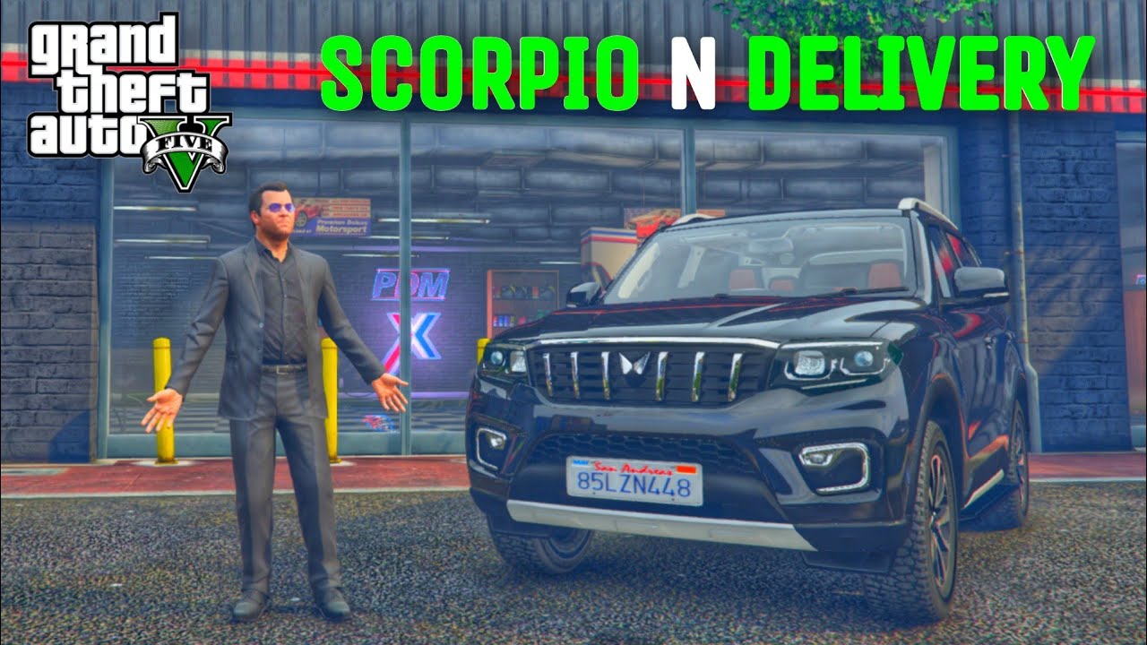 Taking Delivery Of My Mahindra Scorpio N ! GTA V Gameplay - THE GAMER HIMANSHU !
