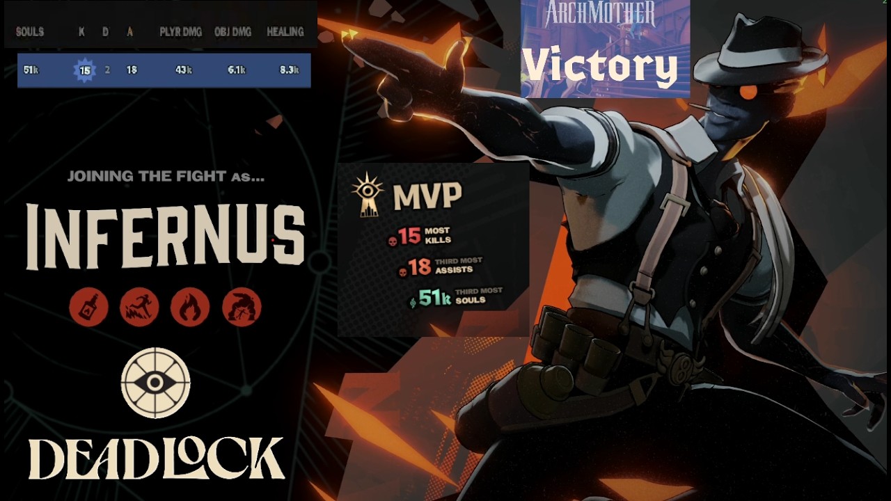 Deadlock - Infernus gameplay. They will burn!