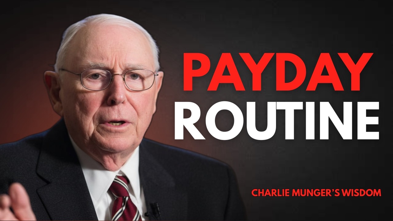 Do This Every Time You Get Paid. Charlie Munger's Payday Routine