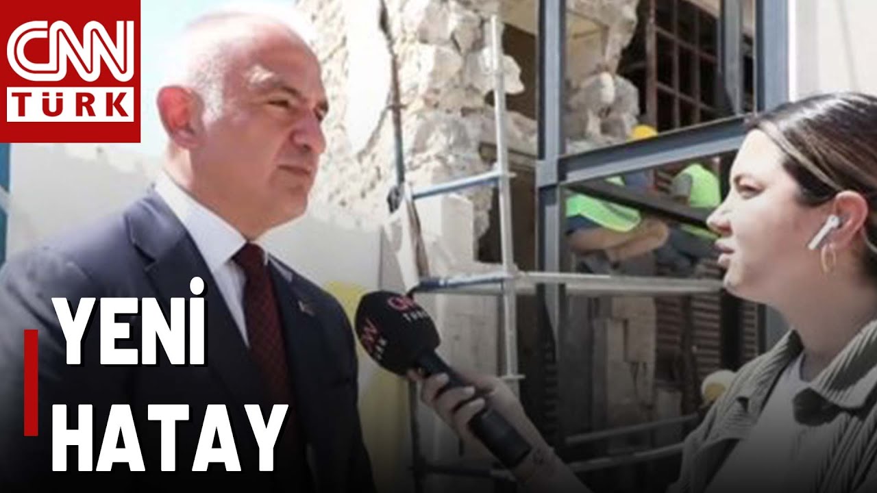 Kültür Ve Turizm Bakanı CNN TÜRK'te! Hatay'da Tarih Yeniden Yazılıyor