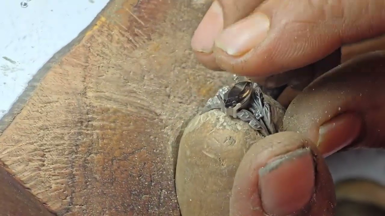 The Krishna Minimalist Making Of Ring Smokey Quartz,
