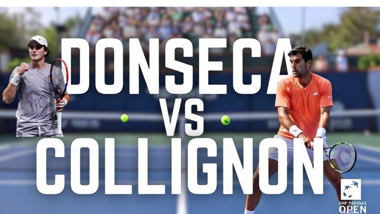 JOAO FONSECA VS RAPHAEL COLLIGNON INDIAN WELLS 2026 FIRST ROUND PREVIEW AND PREDICTION