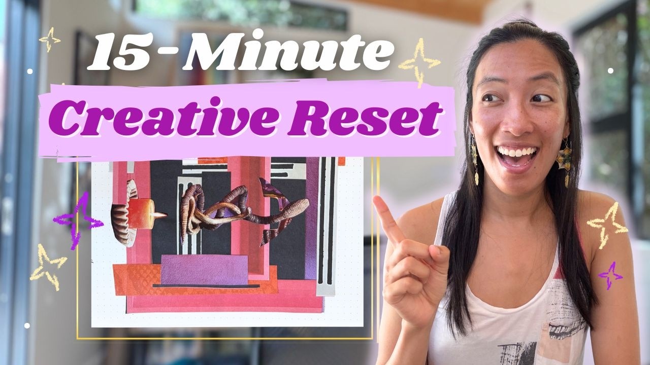 The 15-Minute Collage Warm-Up to Stop Overthinking