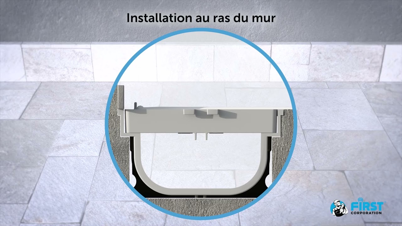Grille a fente en PVC GHOST 25