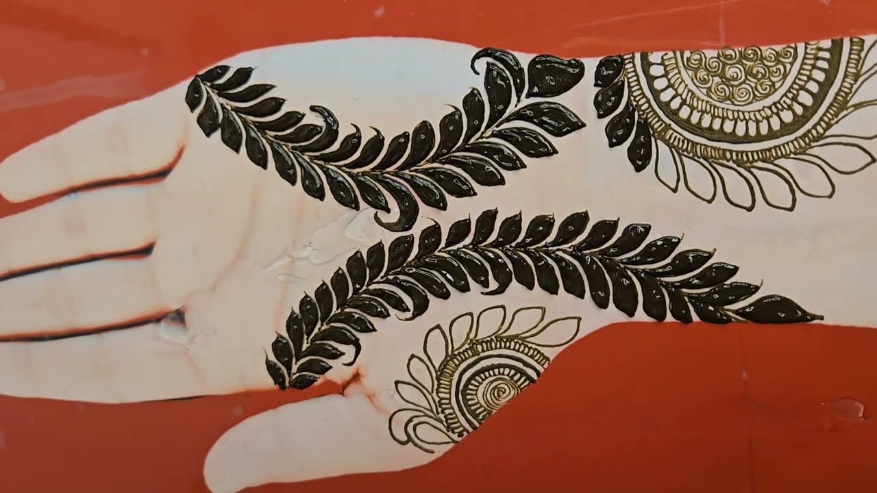 बहुत आसान और simple मेहंदी डिजाइन// latest mehndi simple mehandi design 