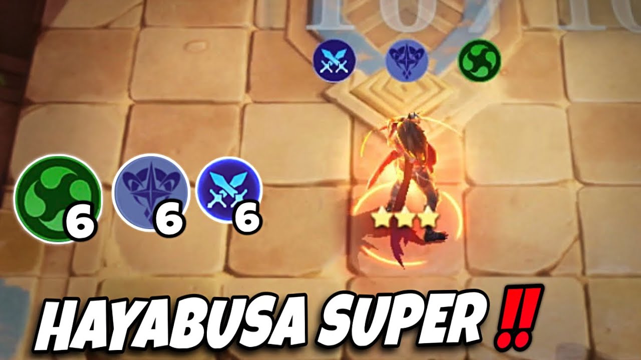 ELEM HAYABUSA TRIPLE 666 GAMEPLAY | STRONGEST STRATEGY TRICK‼️ MAGIC CHESS 2025