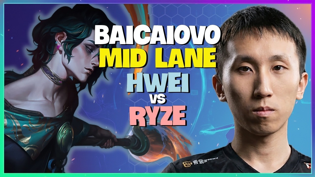 Rank 1 Hwei : This CN Super Server Legend is DEVASTATING Challenger Ryze