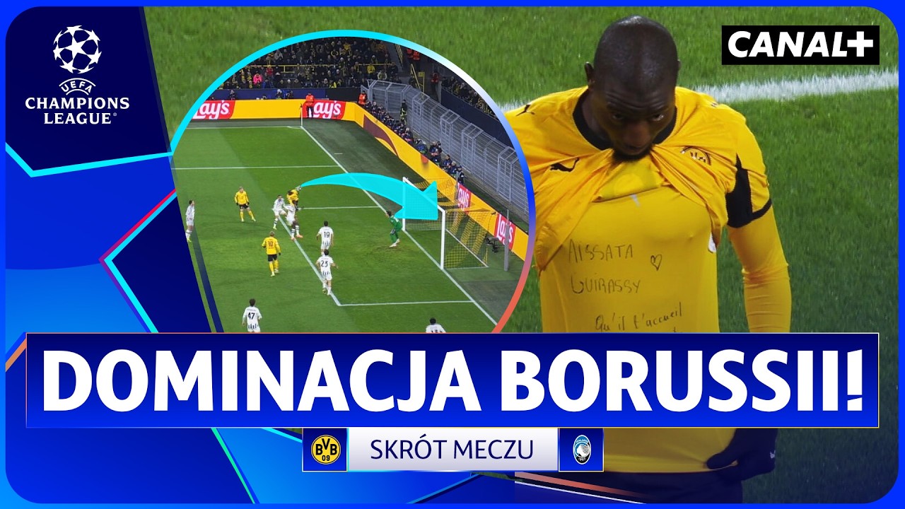 BOGINI POLEGŁA W DORTMUNDZIE! BORUSSIA - ATALANTA, SKRÓT MECZU