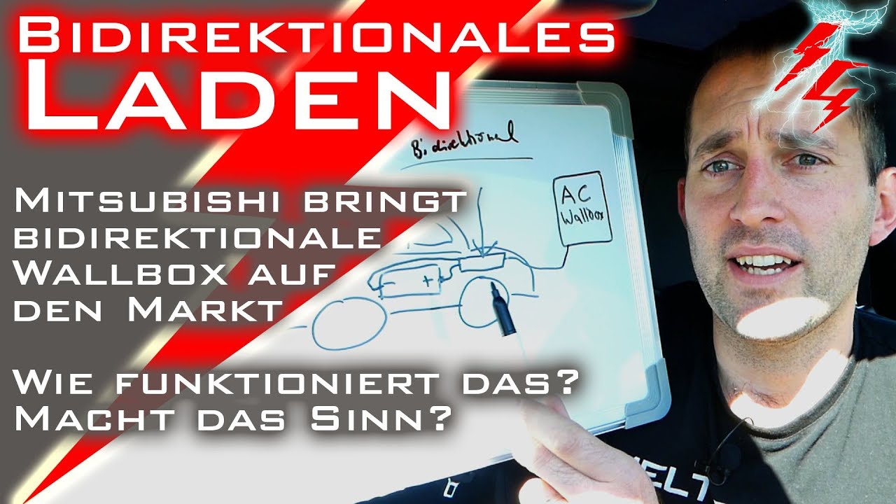 Bidirektionales Laden - Mitsubishi stellt in Genf die erste bidirektionale Wallbox f&uuml;r Chademo vor