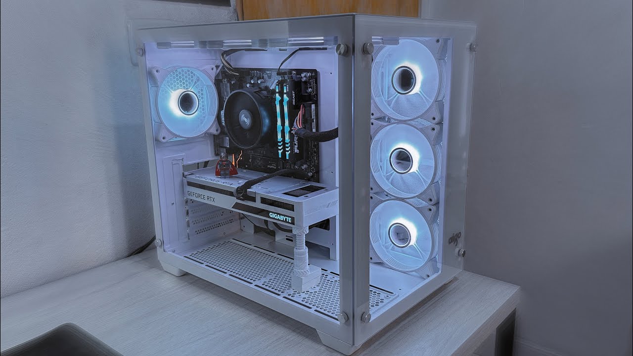 GABINETE AQUÁRIO - AIGO C285 BRANCO Unboxing e Review 🤍