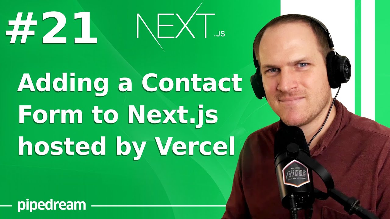 Add a Contact Form to Next.js on Vercel