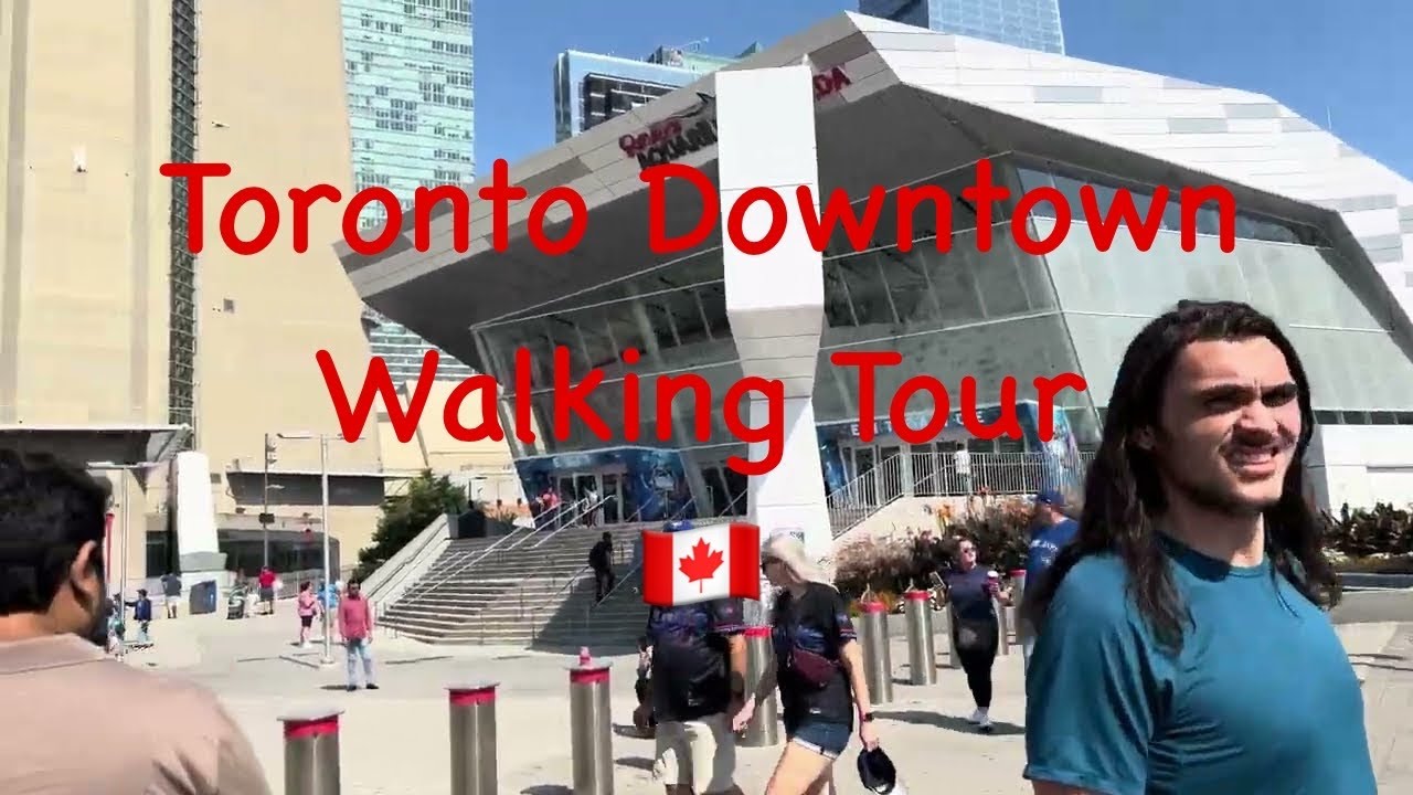 4K Walking Tour of Downtown Toronto | Exploring CN Tower & City Vibes 🇨🇦
