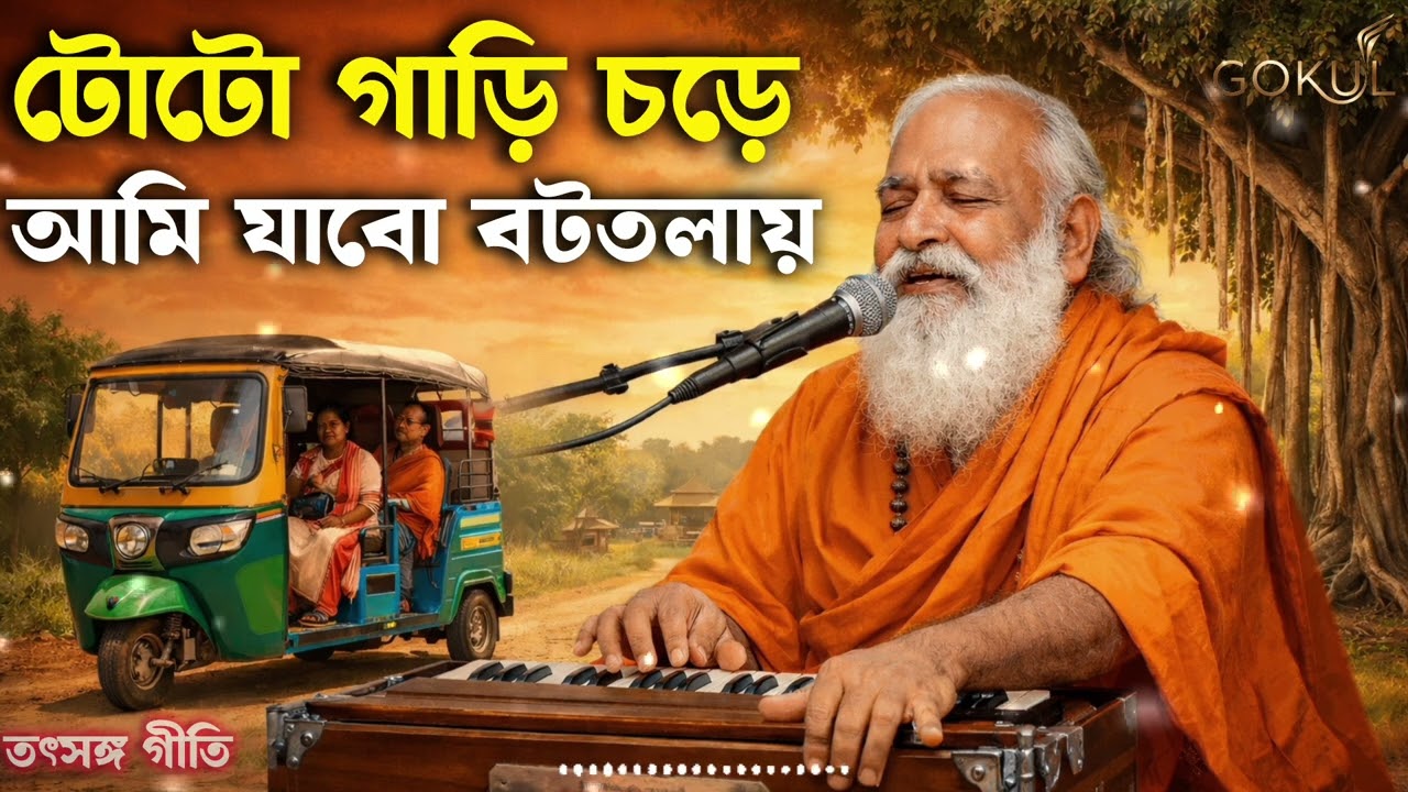 টোটো গাড়ি চড়ে আমি যাবো বটতলায় | তৎসঙ্গ আশ্রমের ভক্তিমূলক গান | Bhola Mon Amar