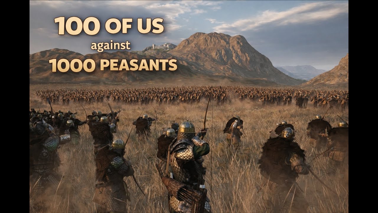 Mount and Blade Bannerlord 2: 100 of us vs 1000 of them