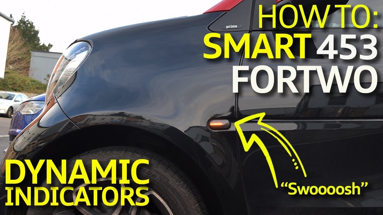 Светодиодные динамические боковые указатели поворота Smart 453 ForTwo