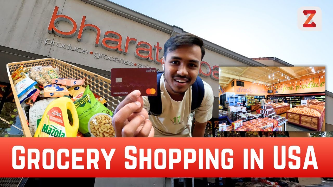 Grocery Shopping in USA | Monthly Expenses of Indian Students in USA