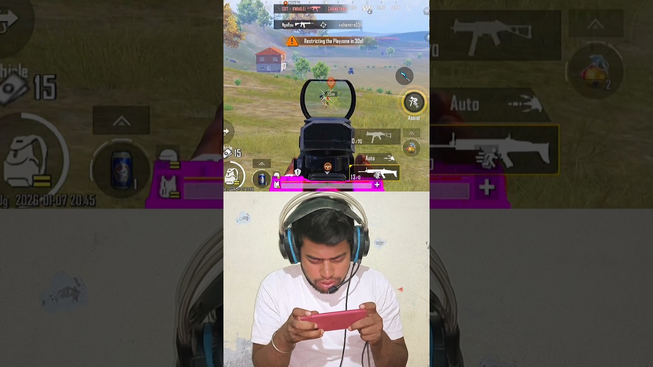 Bgmi car spray gameplay 😲||shorts clutch gameplay 