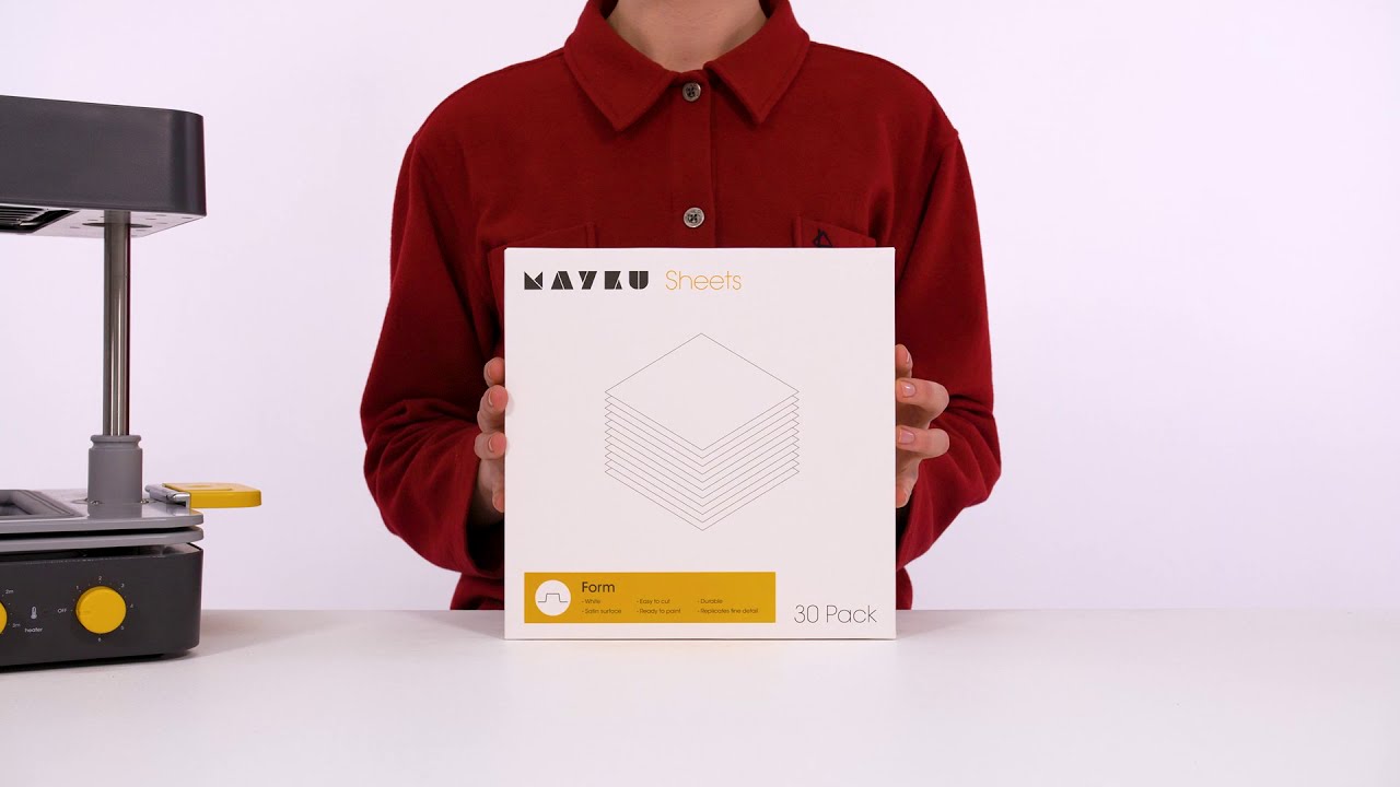 Form Sheets from Mayku Formbox Desktop Thermoforming