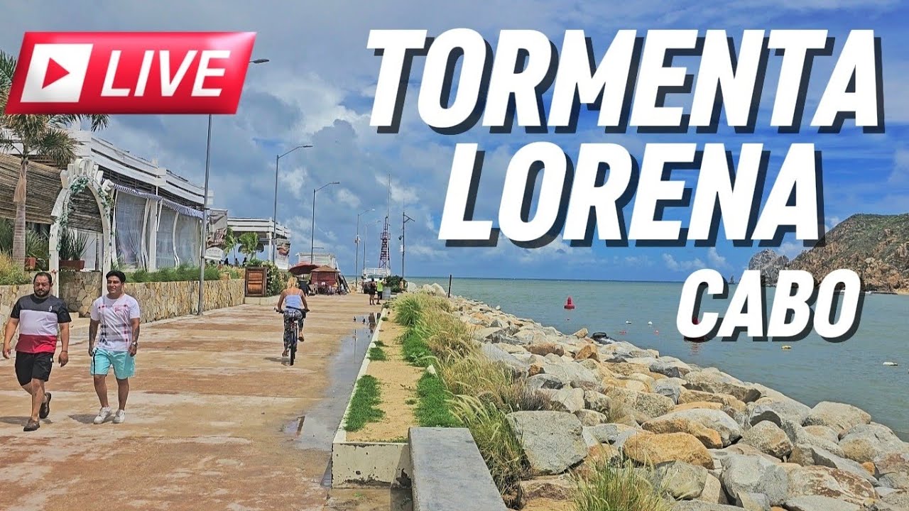 4 de septiembre de 2025 🔴 El Paso de LORENA por Cabo san Lucas México 💧