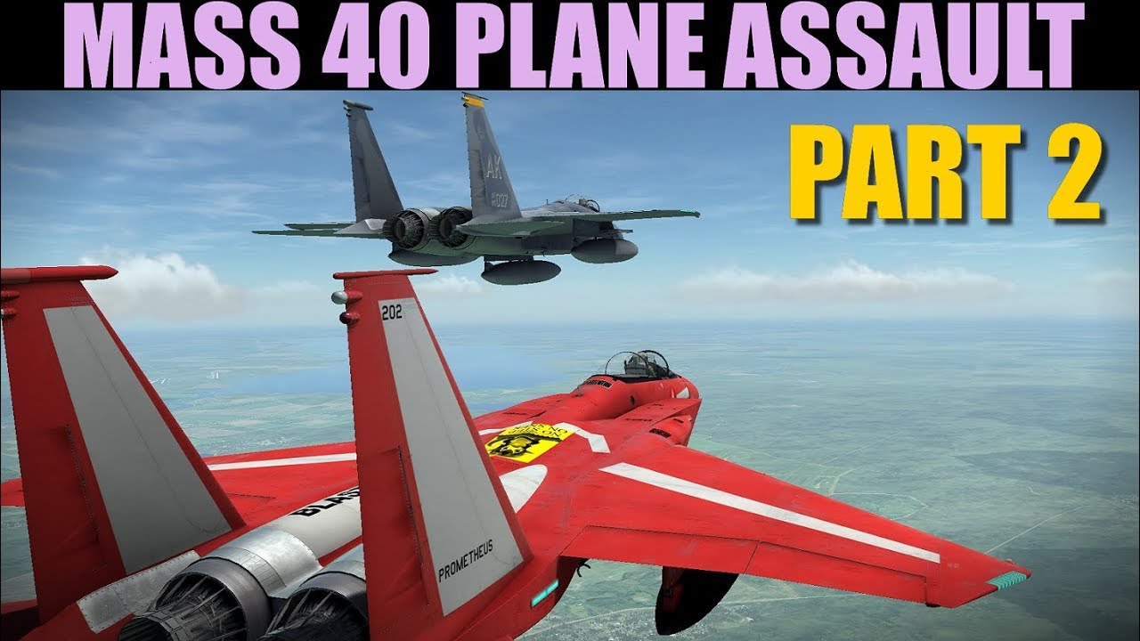 Oceana Campaign: MASSIVE Final 40 Plane Assault Against Red Airbase | Part 2 Of 2 | DCS WORLD