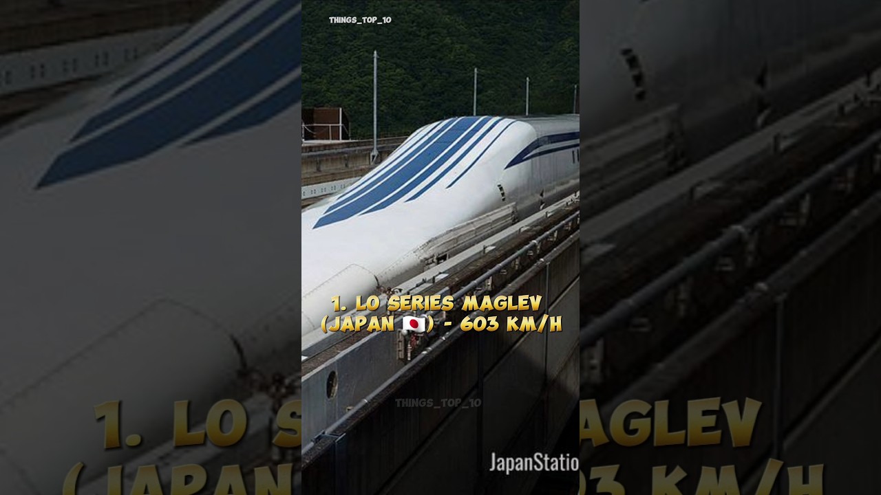 Top 10 Fastest Trains in the World 🌍 |