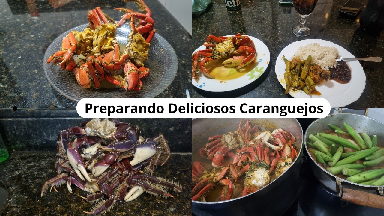 Preparando Deliciosos Caranguejos