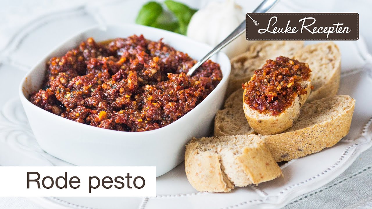 Rode pesto recept