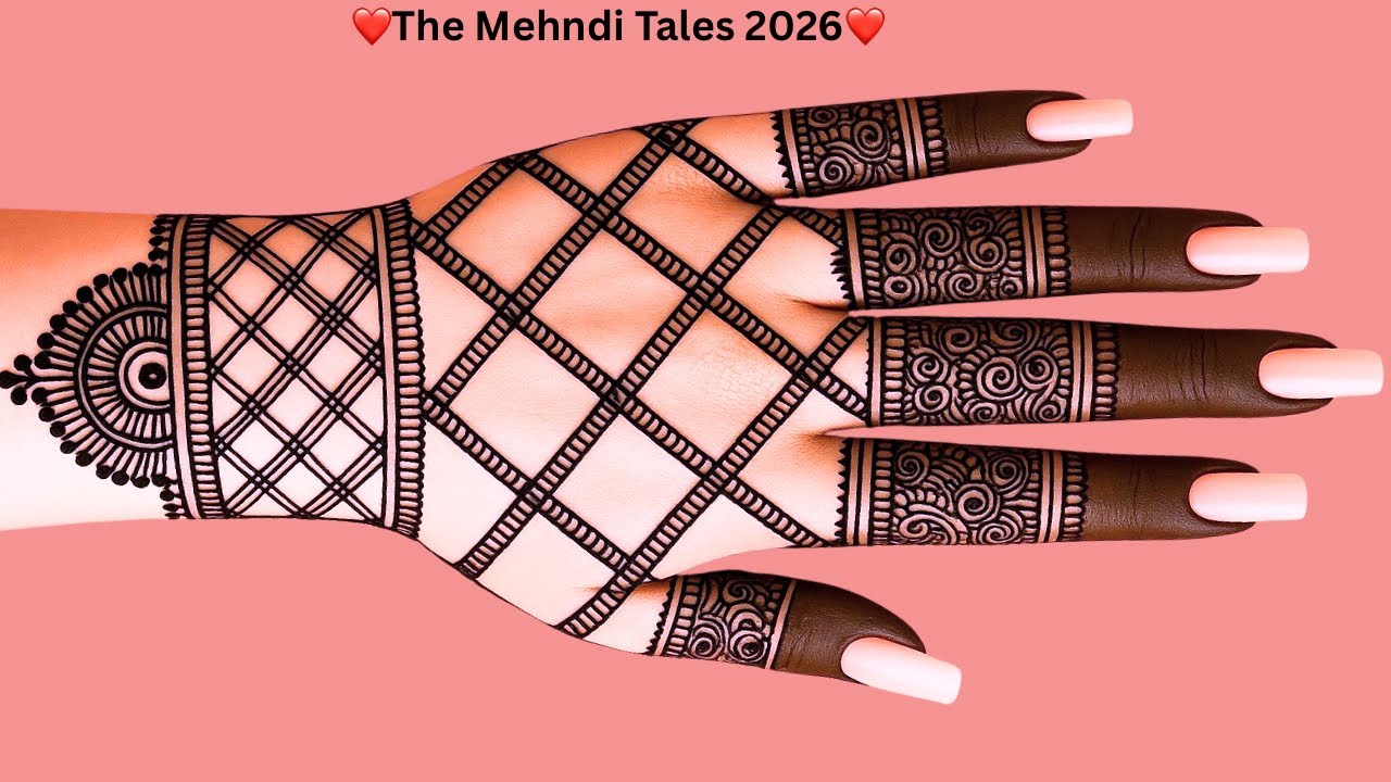 New Simple & Stylish Full Hand Mehndi Design 2026 | Easy Jewellery Style Mehndi Design | Mehndi.