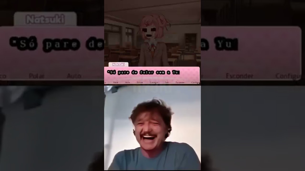 Pedro Pascal crys at Natsuki death #shorts #ddlc