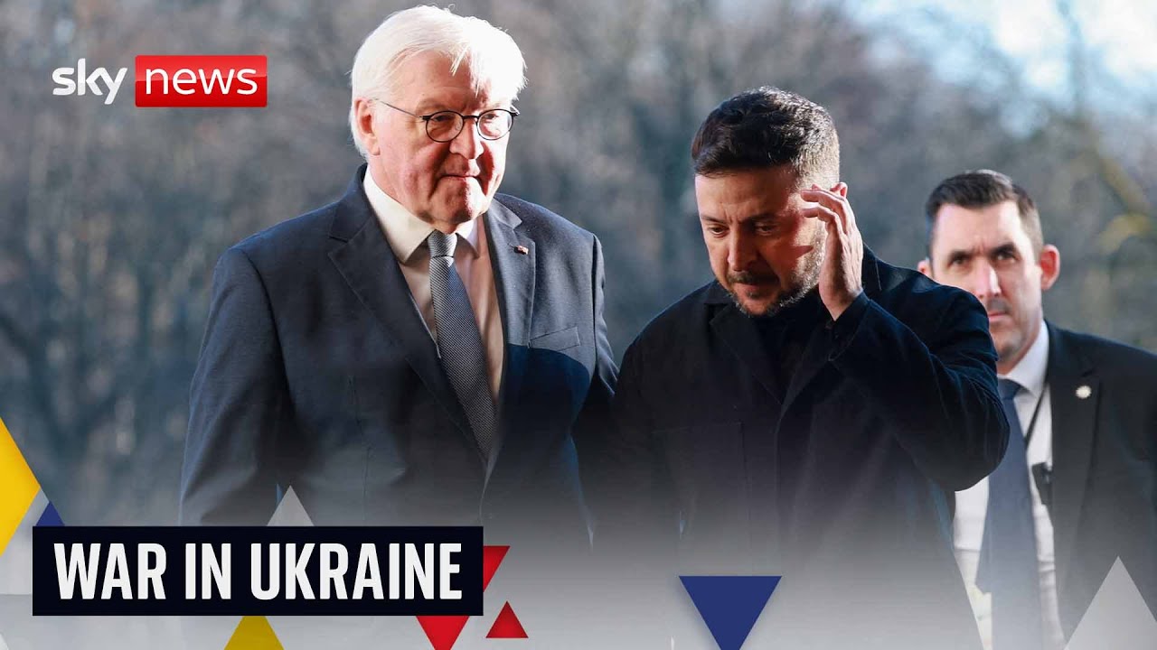 Zelenskyy meets with German President Frank-Walter Steinmeier