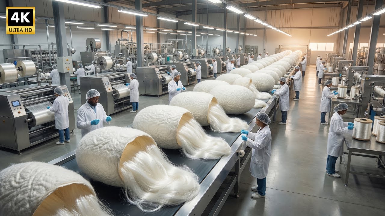 How Pure Silk Is Produced From Silkworm Cocoons (Full Process)