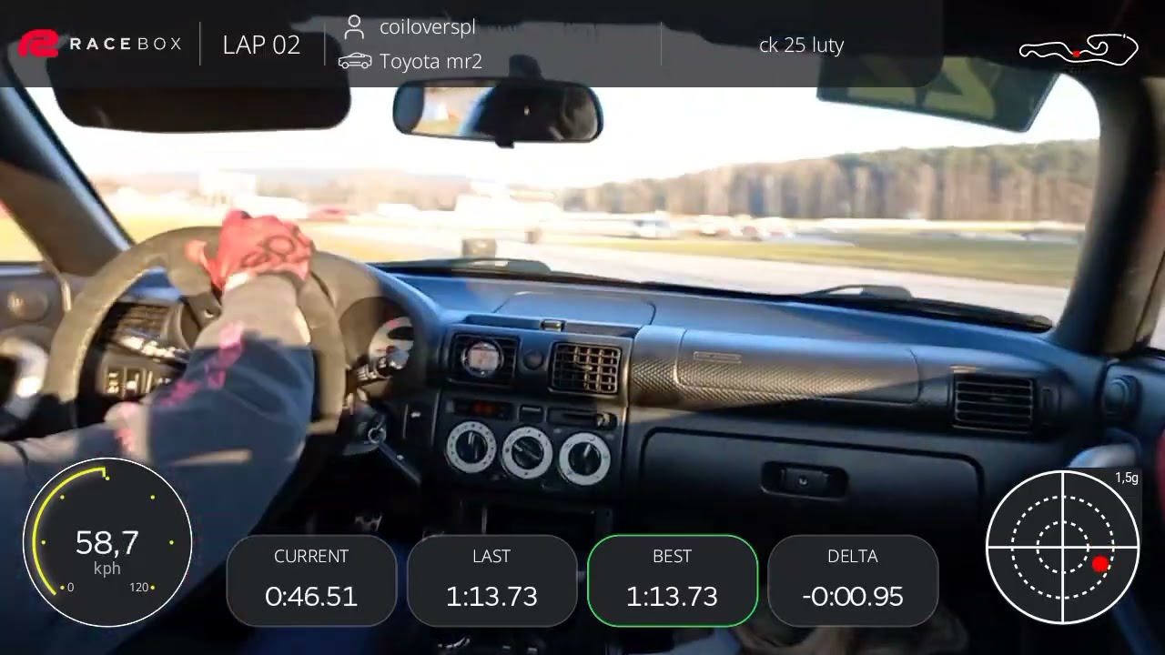 Toyota MR2 Spyder ZZW30 Tor Kielce 09.02.2025 open track
