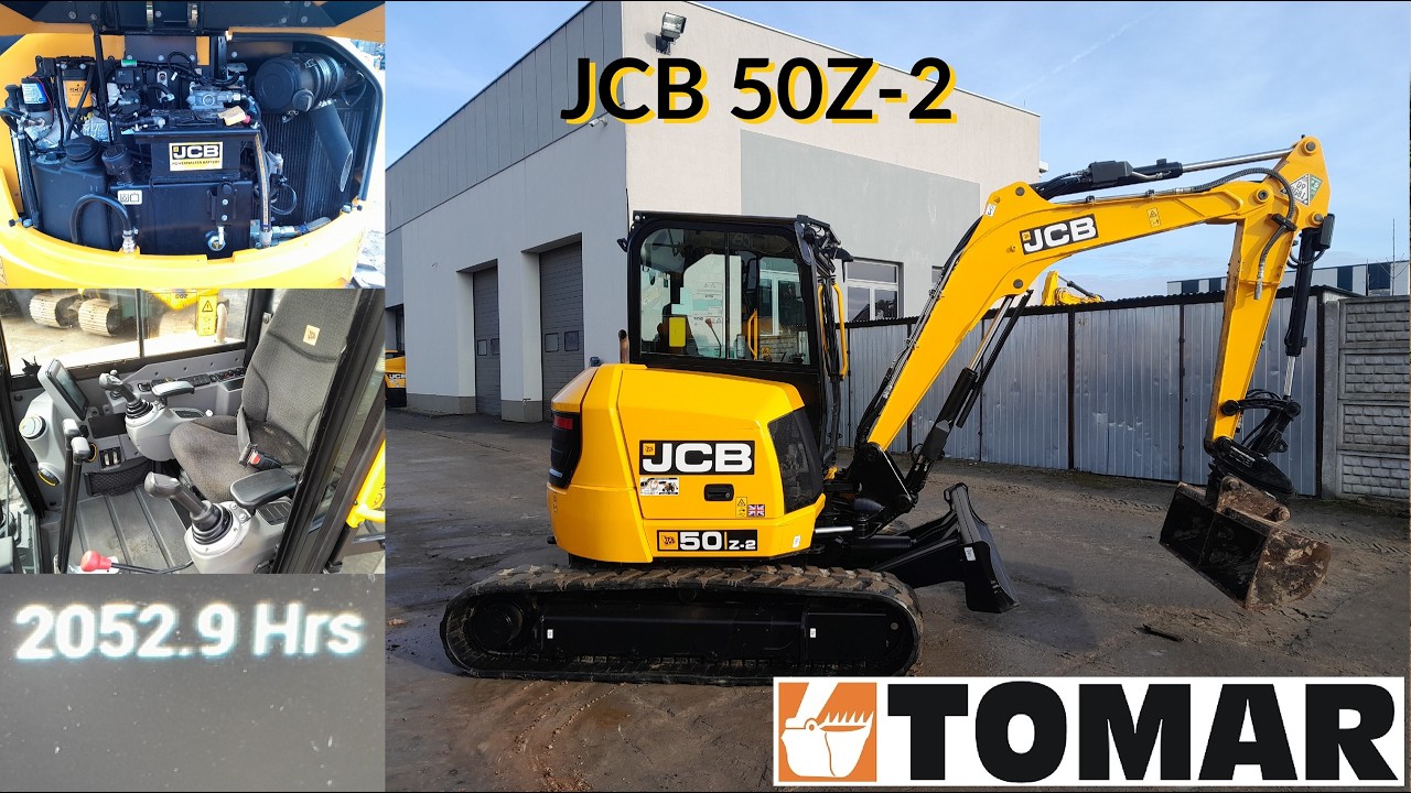 JCB 50Z 2 2022R 4964 tel +48 575 316 333 mini  excavator minikoparka gąsienicowa