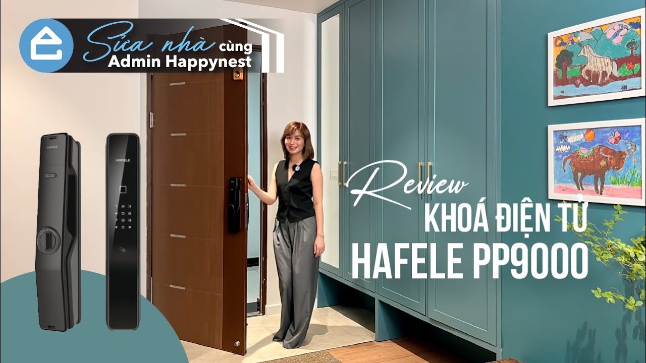 Review khoá điện tử Hafele PP9000 - đắt xắt ra miếng