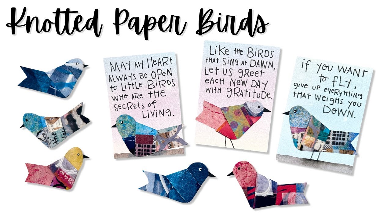 How To Make an Adorable Paper Bird