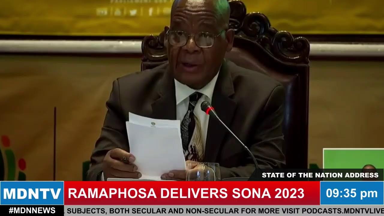 SONA 2023 | PRESIDENT CYRIL RAMAPHOSA DELIVERS THE STATE OF THE NATION ADDRESS