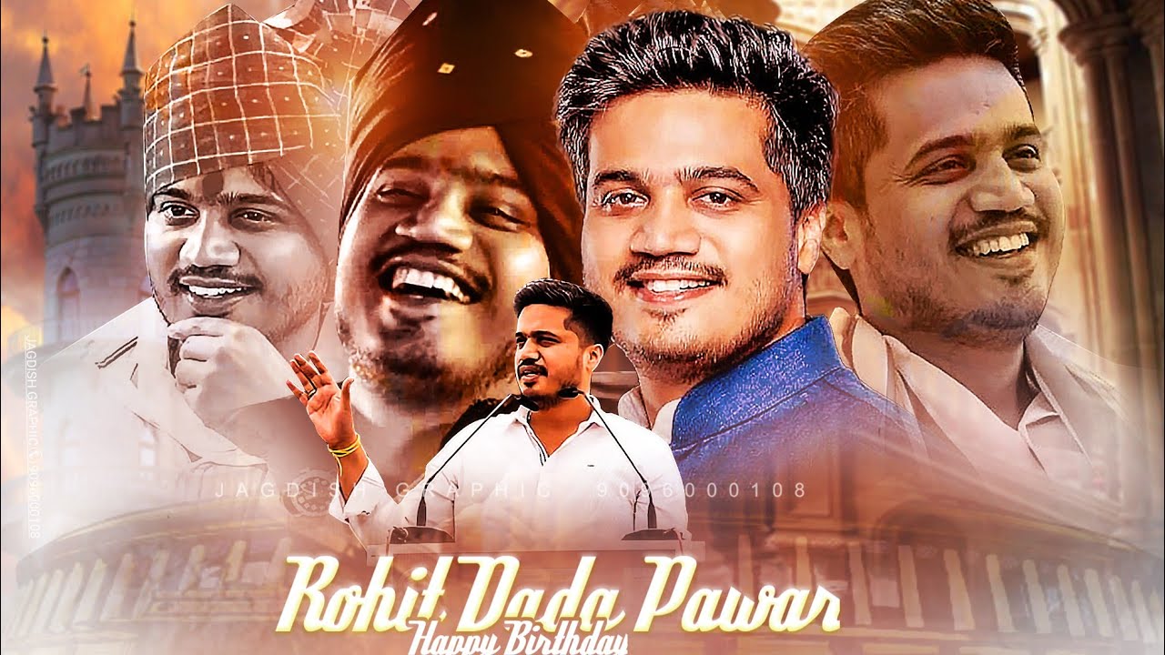|| Rohit Dada Pawar Birthday Video Editing in Filmora 2021 || Video editing status Banner Designing