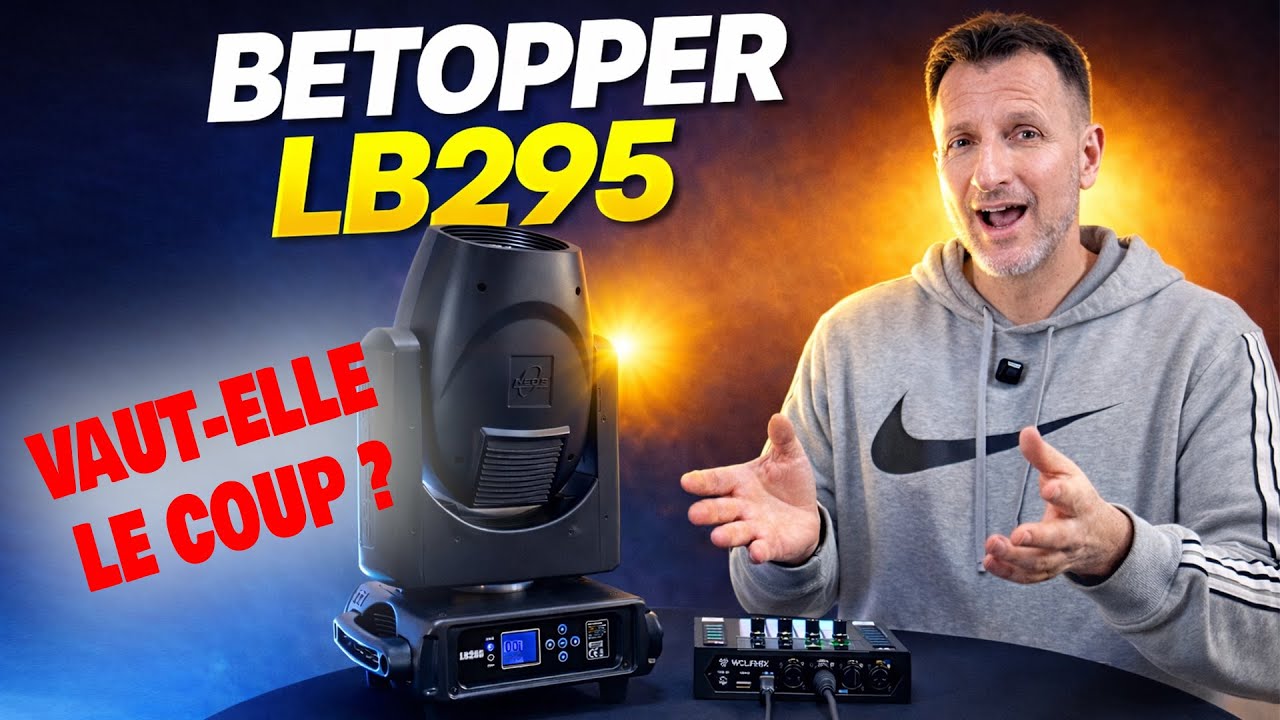 BETOPPER LB295 🔥 TEST & AVIS  | Lyre Beam Puissante pour Mariage & Événement