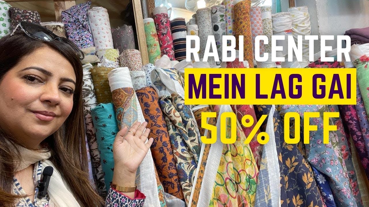 Rabi centre tariq road Karachi | friday ki sale|lawn matching separates|Agha noor dupes 2500 main 🩷