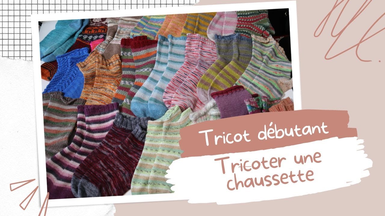 Tricot débutant: tricoter une chaussette 🧦 à la vanille partie 1 #socktober