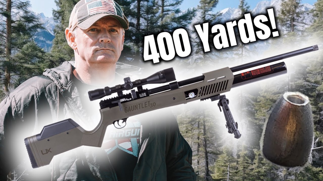 Стрельба из UMAREX Gauntlet 2 SL30 на 400 ярдов | Точность с пулями Griffin