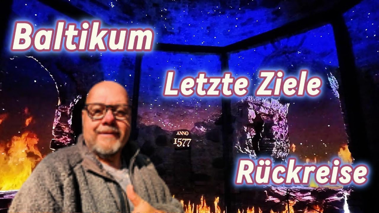 Baltikum letzte Ziele und Rückreise / Stadt Tartu / Burgruine / Fähre Kleipeda-Kiel