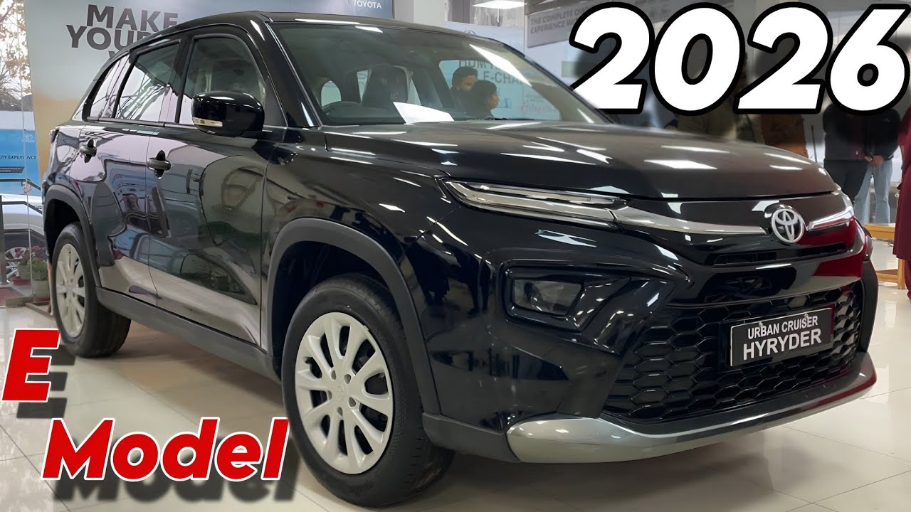 2026 Urban Cruiser HYRYDER Base Model🥵| 2026 Toyota Hyryder E Model Black Detailed Review & Price 