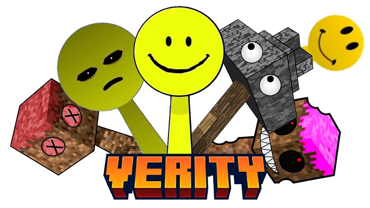 Sprunki OC All New Verity, Falsity, Tree, Block (From Terror Minecraft Mod ) Phase 1 to Phase 4