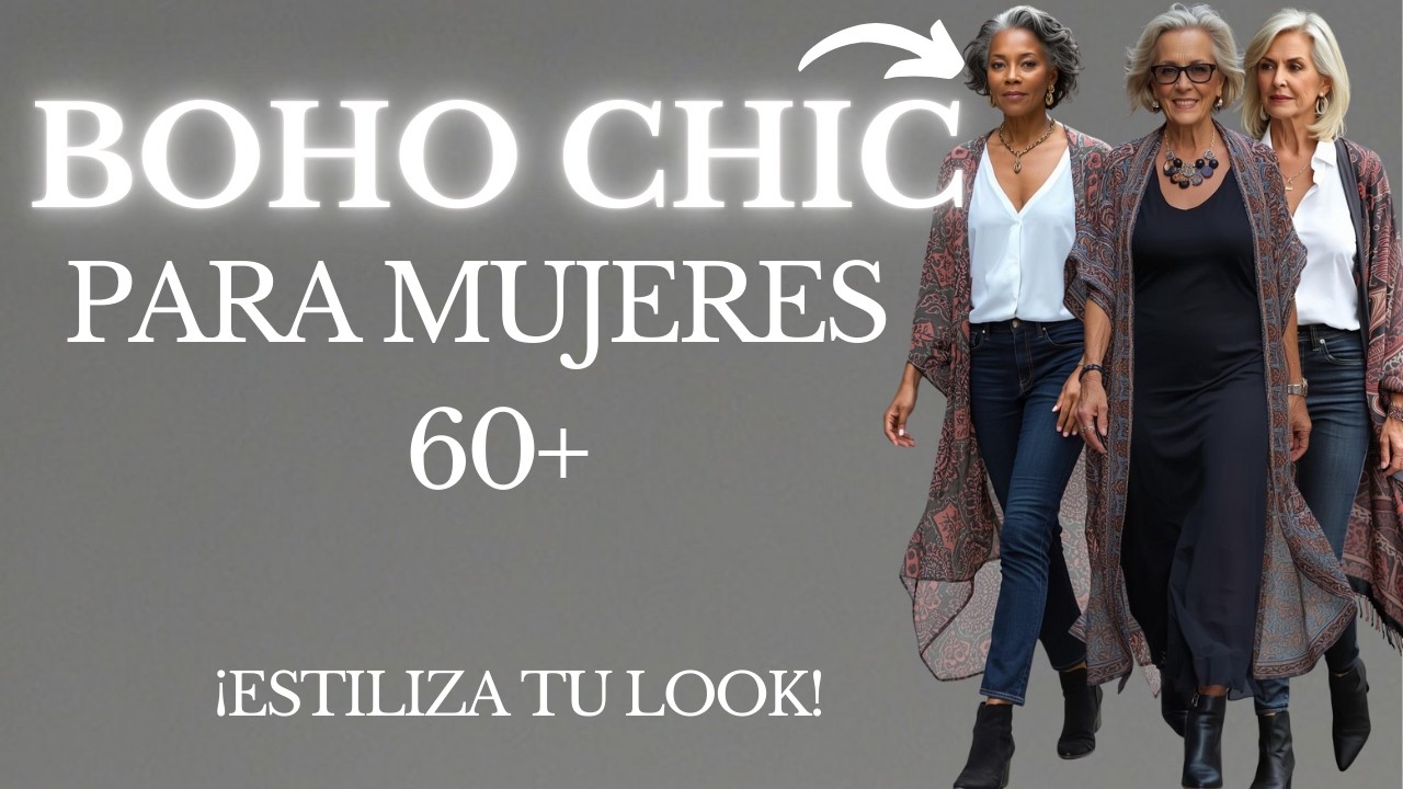 Moda BOHO CHIC para Mujeres de 60+ Elegancia sin esfuerzo