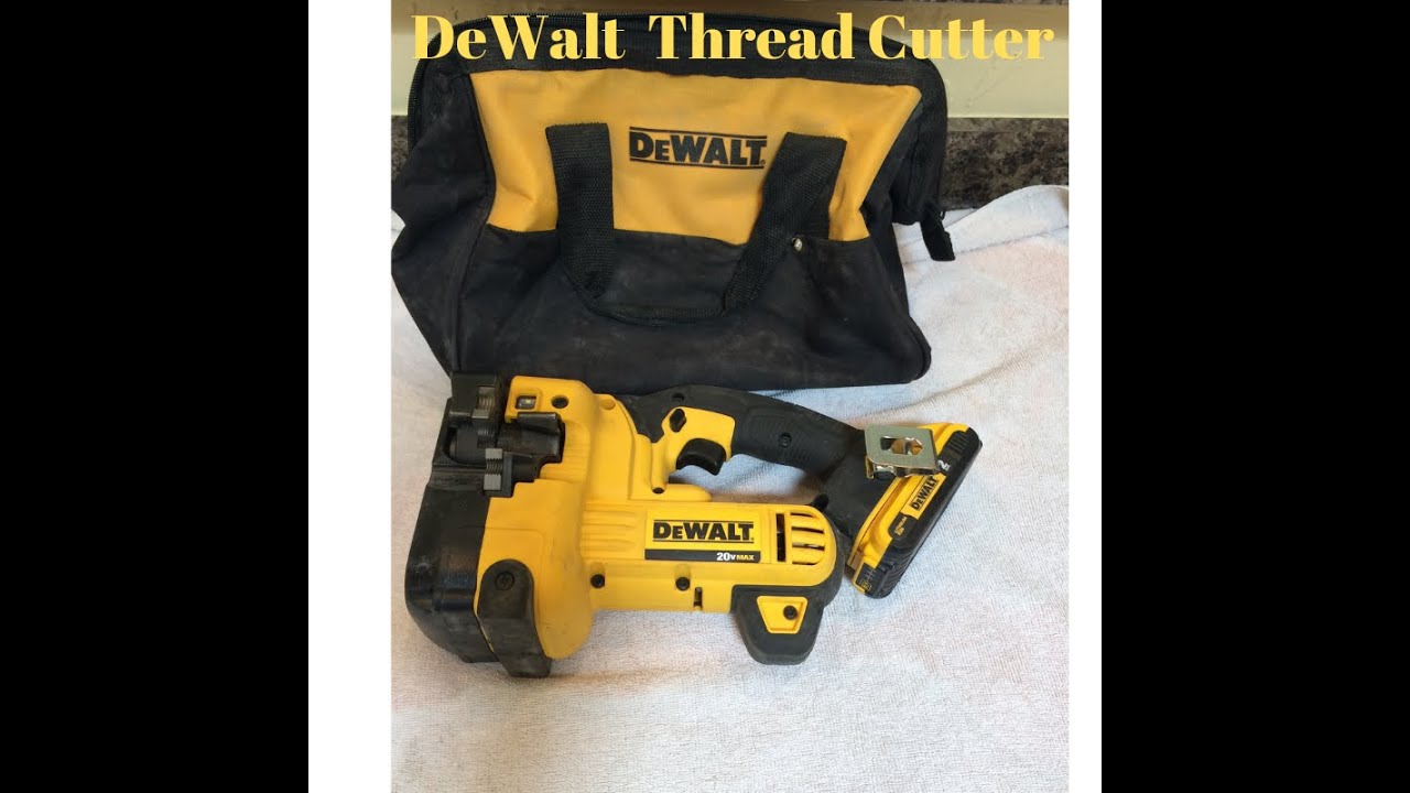 TOOL REVIEW. DeWalt 20V Thread Rod Cutter Cordless DCS350 #DeWalt #All Thread #Threaded Rod